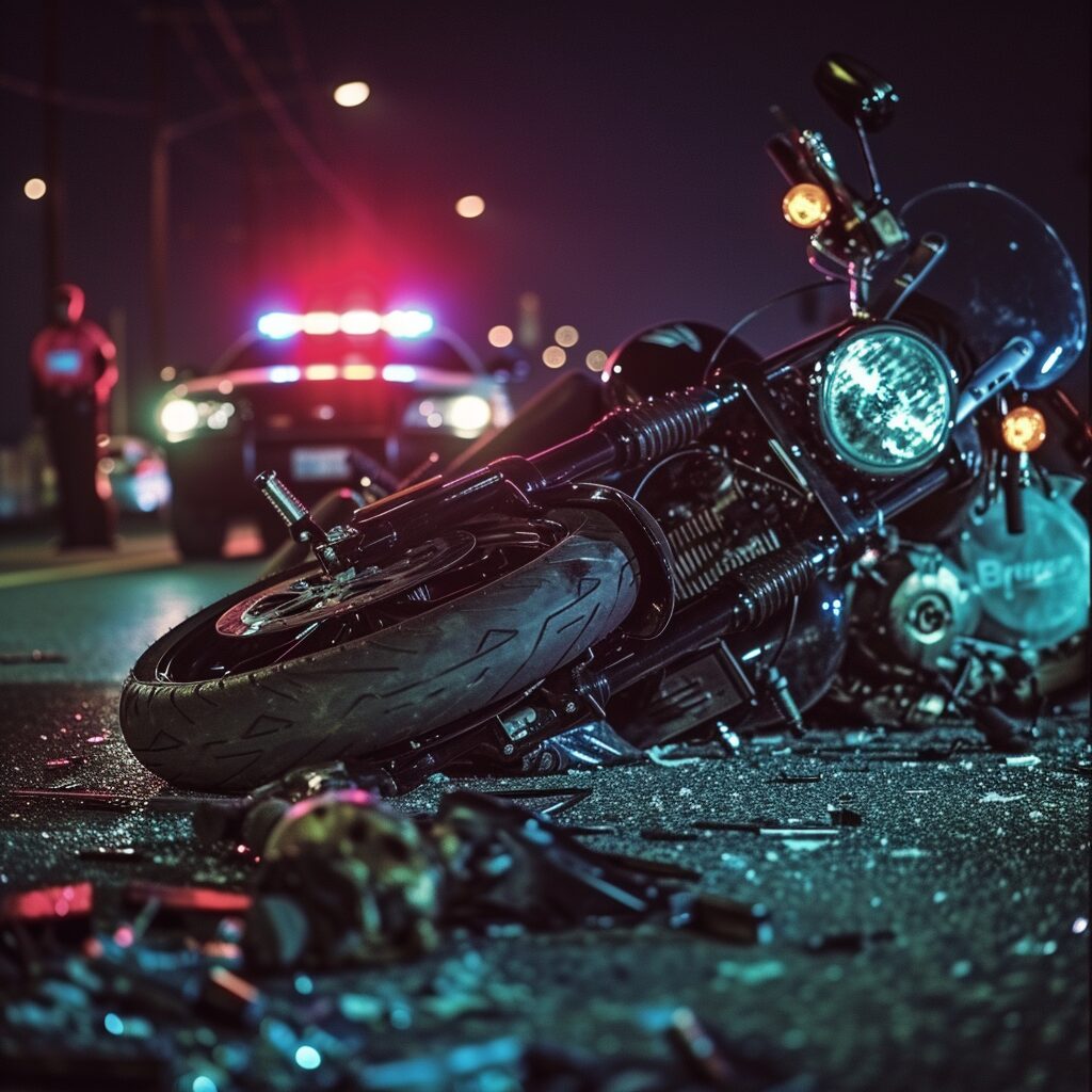 A motorcycle accident in texas