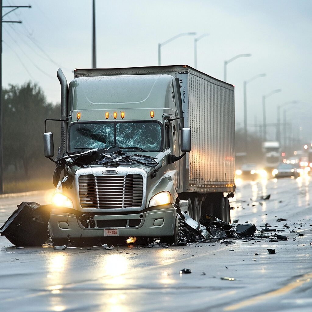 A truck accident in Dayton, TX